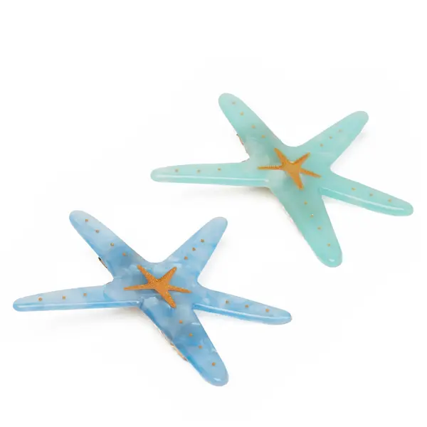 Pieces Set ukosnice za kosu Pieces Pclana 2-Pack Hairclip 17156212 Plava