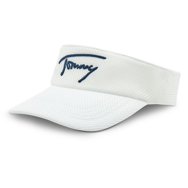 Tommy Jeans Šilt Tommy Jeans Spring Break Visor AW0AW14600 White YBL