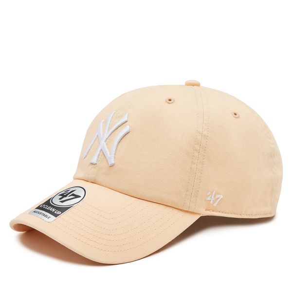 47 Brand Šilterica 47 Brand Mlb New York Yankees '47 Clean Up W/ No Loop Label B-NLRGW17GWS-AF Apricot