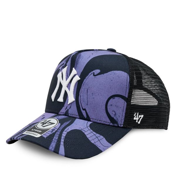 47 Brand Šilterica 47 Brand Mlb New York Yankees Enamel Twist Mesh '47 Mvp Dt B-ENLDT17PTP-PP Purple