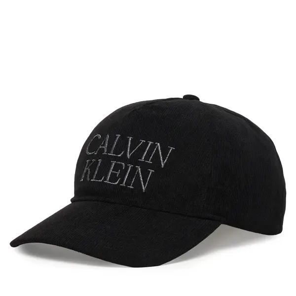 Calvin Klein Šilterica Calvin Klein Corduroy Graphic 5 Panel Cap LV04D5064G Crna