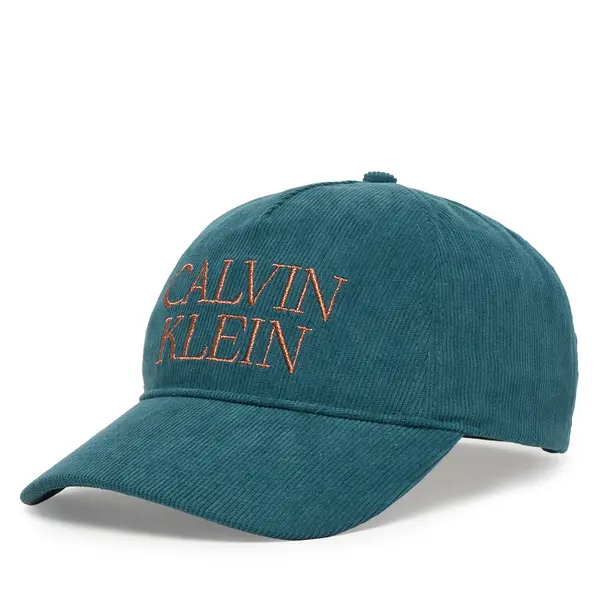 Calvin Klein Šilterica Calvin Klein Corduroy Graphic 5 Panel Cap LV04D5064G Tamnoplava