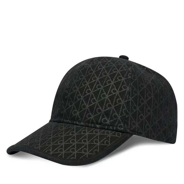 Calvin Klein Šilterica Calvin Klein Emblem Print W Leather Patch Cap LV04D5029G Crna