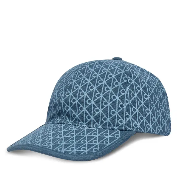 Calvin Klein Šilterica Calvin Klein Emblem Print W Leather Patch Cap LV04D5029G Plava