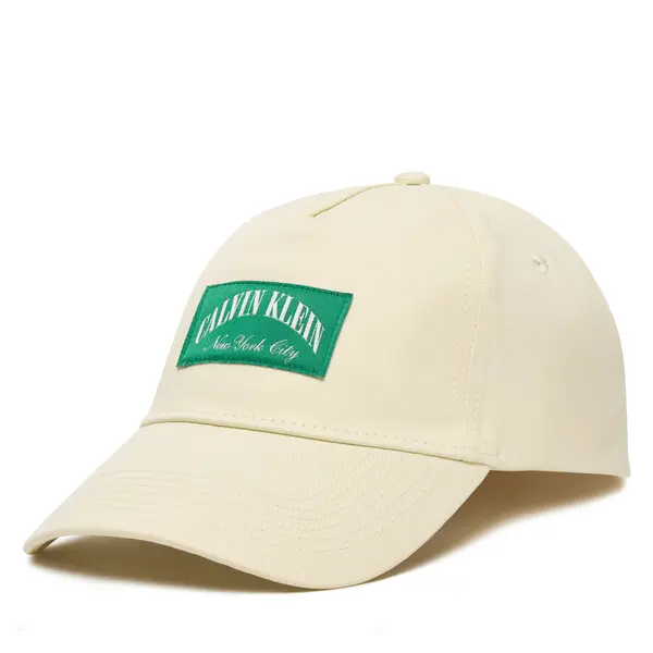 Calvin Klein Šilterica Calvin Klein Heritage Crest Patch Cap LV04D5103G Bež