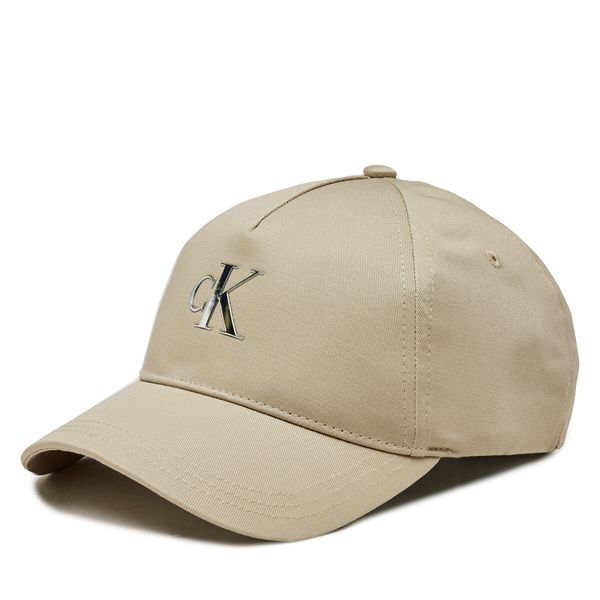 Calvin Klein Šilterica Calvin Klein Minimal Monogram Cap K60K611541 Plaza Taupe ped