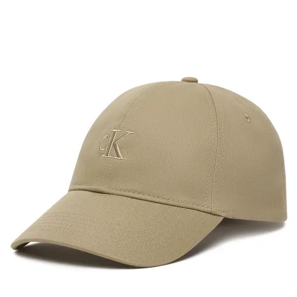 Calvin Klein Šilterica Calvin Klein Monogram Embroidery Baseball Cap LV04G5002G Bež