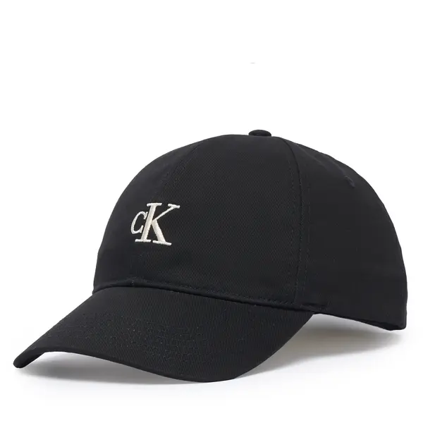Calvin Klein Šilterica Calvin Klein Monogram Embroidery Baseball Cap LV04G5002G Crna