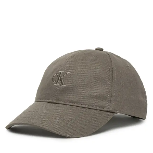 Calvin Klein Šilterica Calvin Klein Monogram Embroidery Baseball Cap LV04G5002G Siva
