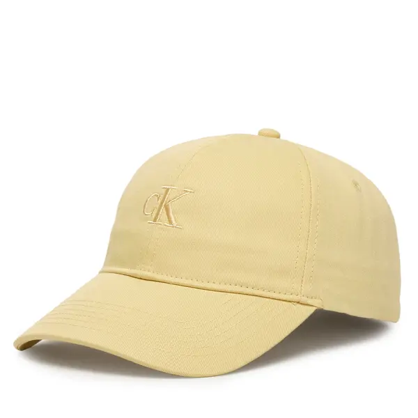 Calvin Klein Šilterica Calvin Klein Monogram Embroidery Baseball Cap LV04K5024G Žuta