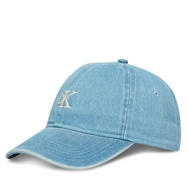 Calvin Klein Šilterica Calvin Klein Monogram Embroidery Denim Cap LV04G5003G Plava