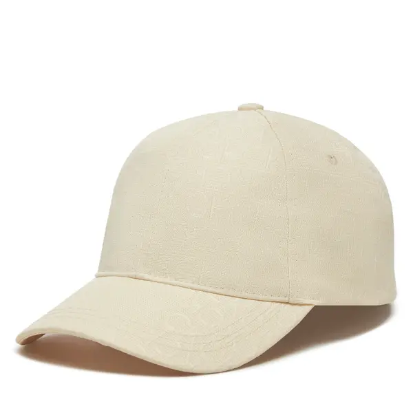 Calvin Klein Šilterica Calvin Klein Monogram Jacquard Cap K60K612871 Écru