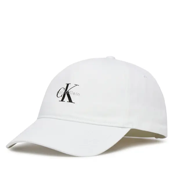 Calvin Klein Šilterica Calvin Klein Monologo Printed Baseball Cap LV04K5027G Bijela