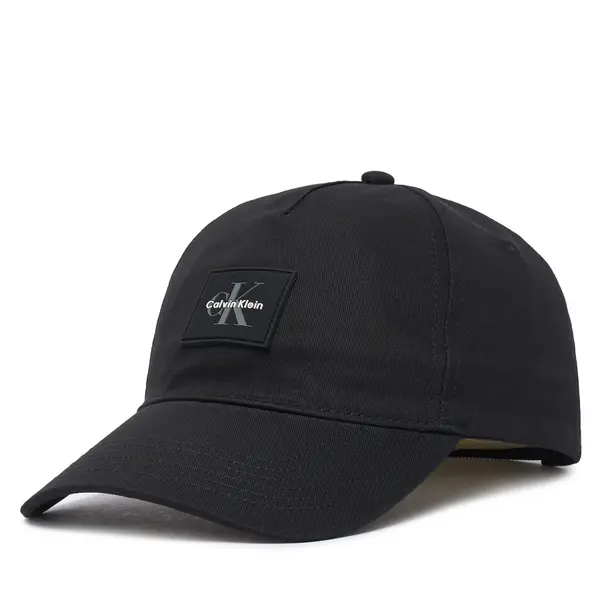 Calvin Klein Šilterica Calvin Klein Monologo Rubber Patch Bb Cap LV04D5136G Crna