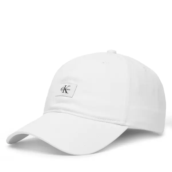 Calvin Klein Šilterica Calvin Klein Monologo Woven Patch Bb Cap LV04D5077G Bijela