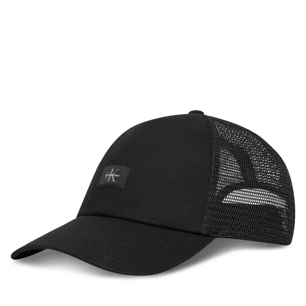 Calvin Klein Šilterica Calvin Klein Monologo Woven Patch Trucker LV04D5099G Crna