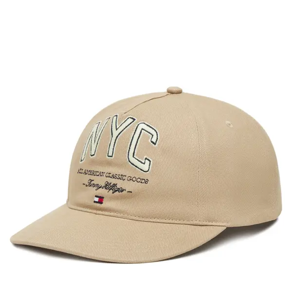 Tommy Hilfiger Šilterica Tommy Hilfiger Flag Seasonal 5 Panel AM0AM13562 Bež