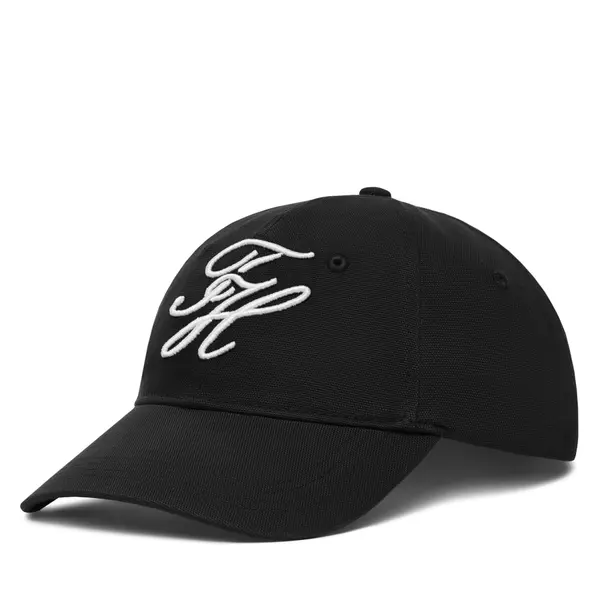 Tommy Hilfiger Šilterica Tommy Hilfiger Logo Embroidery Baseball Cap AM0AM14120 Crna