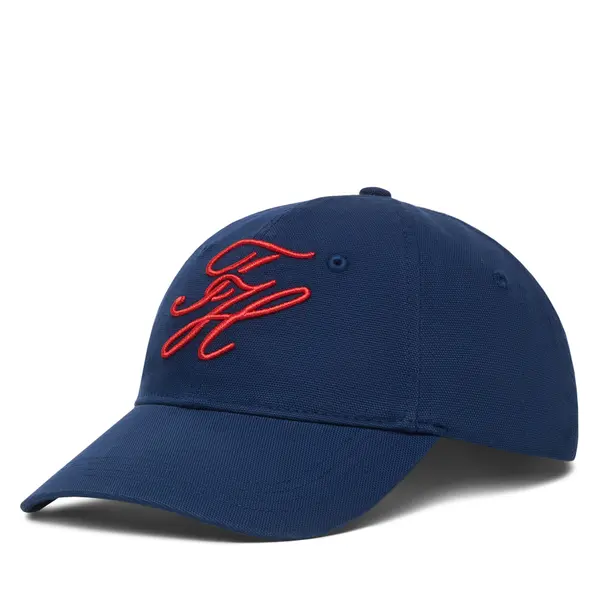 Tommy Hilfiger Šilterica Tommy Hilfiger Logo Embroidery Baseball Cap AM0AM14120 Tamnoplava