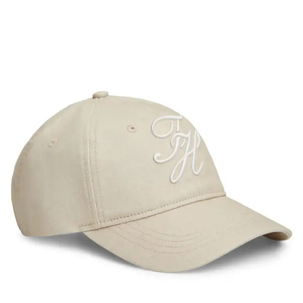 Tommy Hilfiger Šilterica Tommy Hilfiger Logo Embroidery Baseball Cap AW0AW18338 Bež