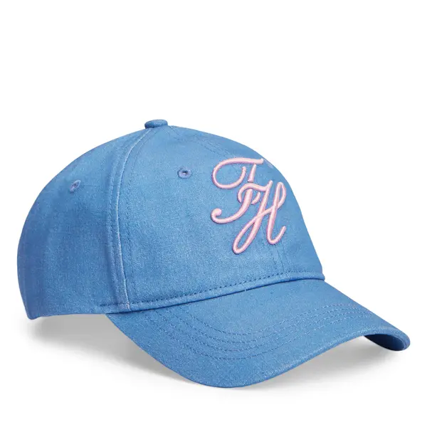 Tommy Hilfiger Šilterica Tommy Hilfiger Logo Embroidery Baseball Cap AW0AW18338 Plava
