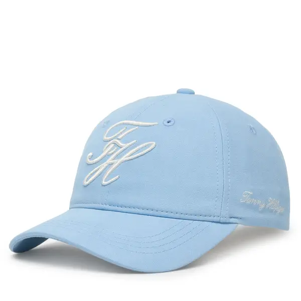 Tommy Hilfiger Šilterica Tommy Hilfiger Logo Embroidery Baseball Cap AW0AW18338 Plava