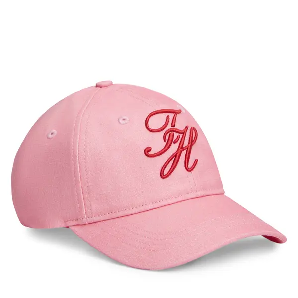 Tommy Hilfiger Šilterica Tommy Hilfiger Logo Embroidery Baseball Cap AW0AW18338 Ružičasta