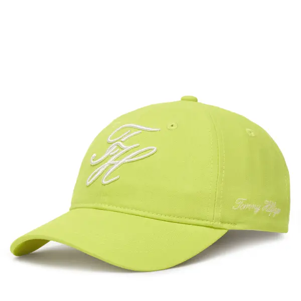 Tommy Hilfiger Šilterica Tommy Hilfiger Logo Embroidery Baseball Cap AW0AW18338 Zelena