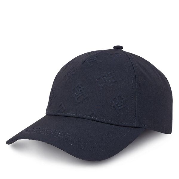 Tommy Hilfiger Šilterica Tommy Hilfiger Monogram Debossed Cap AW0AW15328 Space Blue DW6