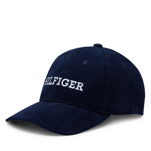 Tommy Hilfiger Šilterica Tommy Hilfiger Monotype Cordoroy Cap AM0AM11990 Space Blue DW6