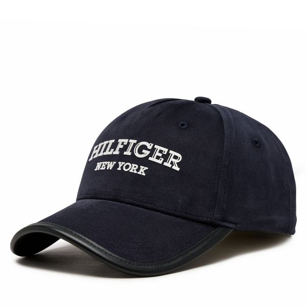 Tommy Hilfiger Šilterica Tommy Hilfiger Monotype Stacked Branding Cap AM0AM12253 Space Blue DW6