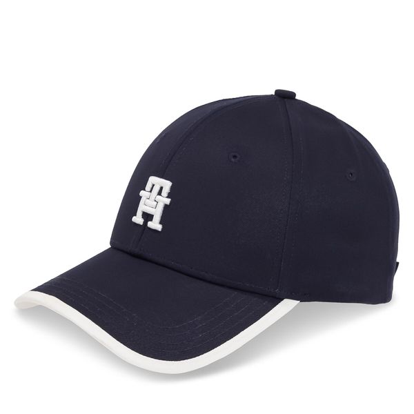 Tommy Hilfiger Šilterica Tommy Hilfiger Th Contemporary Cap AW0AW15786 Space Blue DW6