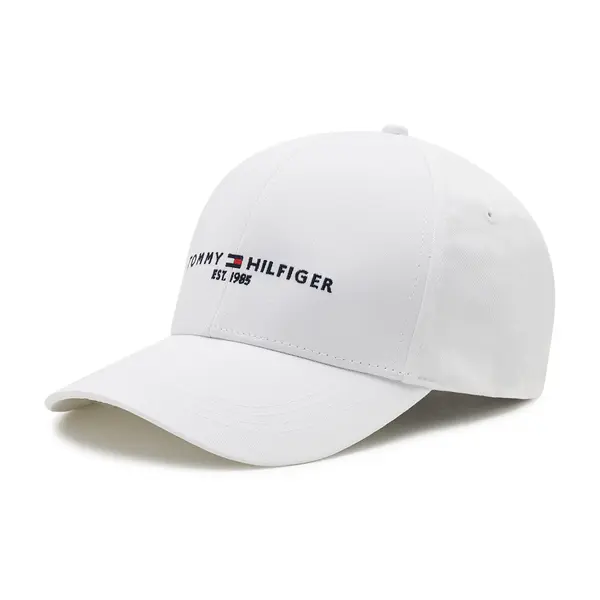 Tommy Hilfiger Šilterica Tommy Hilfiger Th Established Cap AM0AM07352 Bijela