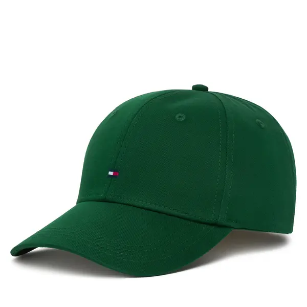 Tommy Hilfiger Šilterica Tommy Hilfiger Th Flag Cotton 6 Panel Cap AM0AM13008 Zelena