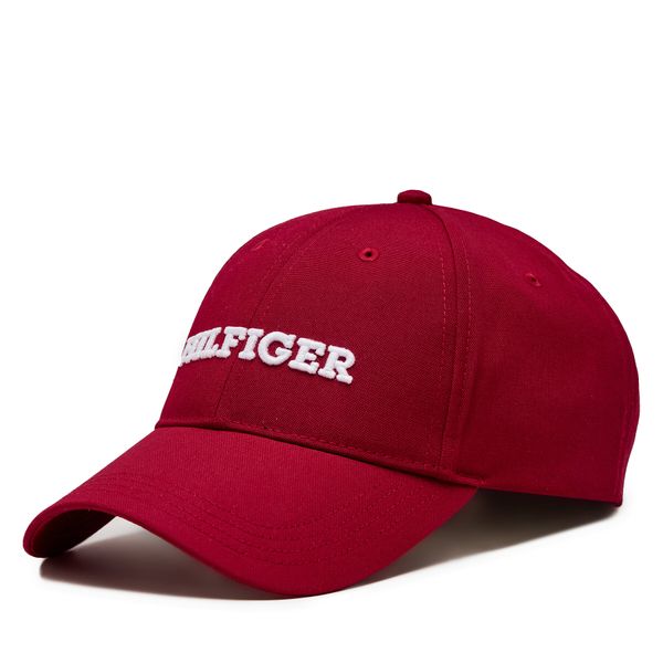 Tommy Hilfiger Šilterica Tommy Hilfiger Th Monotype Canvas 6 Panel Cap AM0AM12043 Royal Berry XJV
