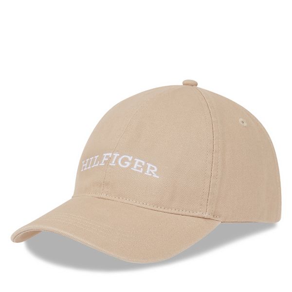 Tommy Hilfiger Šilterica Tommy Hilfiger Th Monotype Soft 6 Panel Cap AM0AM12154 Beige AEG