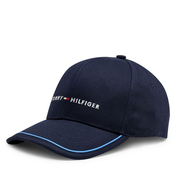 Tommy Hilfiger Šilterica Tommy Hilfiger Th Skyline Cotton 6 Panel Cap AM0AM12304 Space Blue DW6