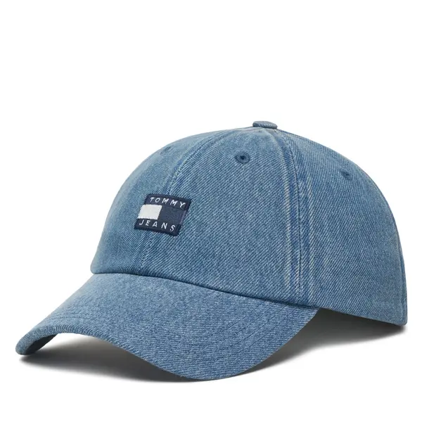 Tommy Jeans Šilterica Tommy Jeans Tjm Heritage Over Dyed Denim Cap AM0AM13853 Plava