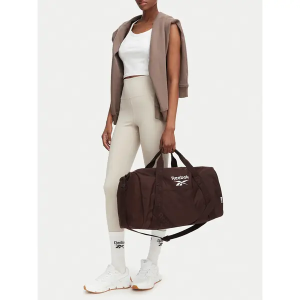 Reebok Sportska torba Reebok CWBEO-RBK-B-001-08 Tamno smeđa