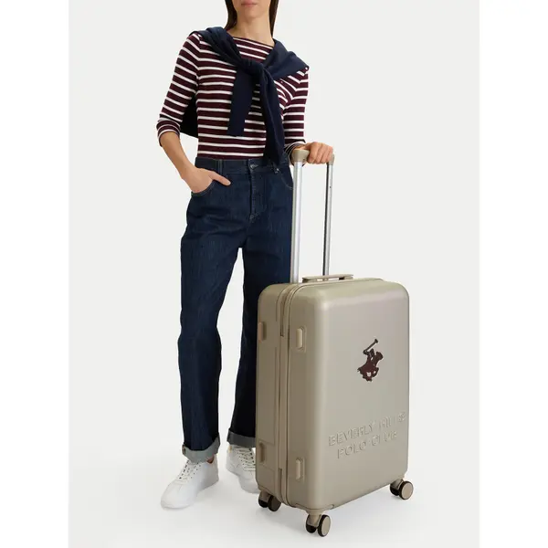 Beverly Hills Polo Club Srednji kofer Beverly Hills Polo Club CEO-BHPC-M-003-08-BEIGE Bež