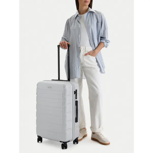 gino rossi Srednji kofer GINO ROSSI CEO-GIN-M-003-05-SILVER2 Srebrna