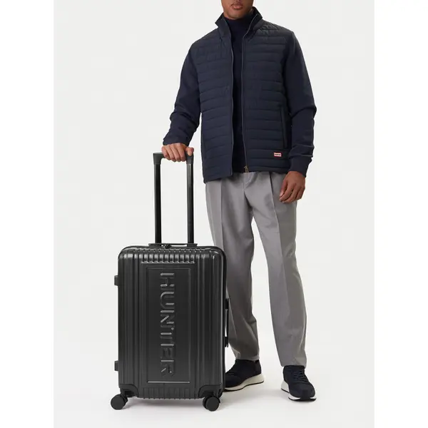 Hunter Srednji kofer Hunter CEO-HUNTER-M-001-08-BLACK Crna
