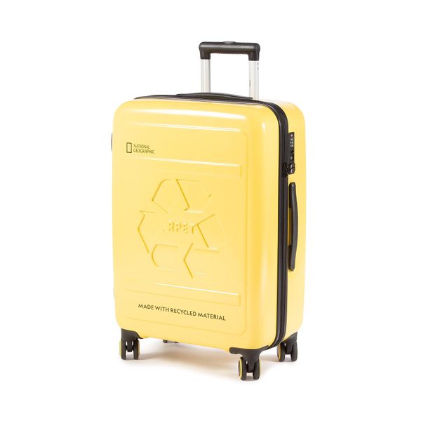 National Geographic Srednji kofer National Geographic Medium Trolley N205HA.60.68 Yellow