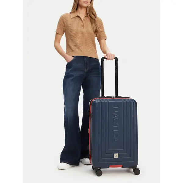 Nautica Srednji kofer Nautica CWBEO-NTC-KS-003-07-M Tamnoplava