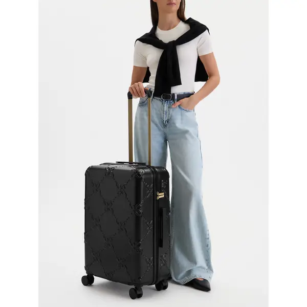 Nine West Srednji kofer Nine West CEO-NW-M-005-09 BLACK Crna