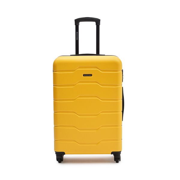Puccini Srednji kofer Puccini ABS024B Žuta