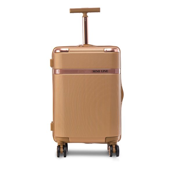 Semi Line Srednji kofer Semi Line T5667-3 Zlatna