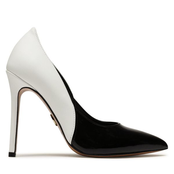 Baldowski Štikle Baldowski D04434-E160-001 Lakier Czarny/Skóra Biała