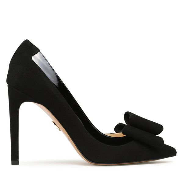 Baldowski Štikle Baldowski D04467-1451-001 Zamsz Czarny/Lakier Czarny