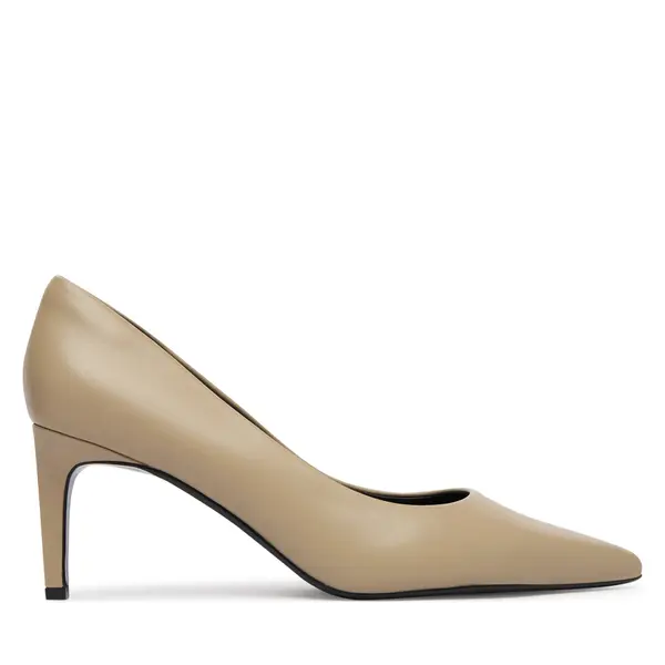 Calvin Klein Štikle Calvin Klein Ess Stiletto 70 HW0HW02607 Bež